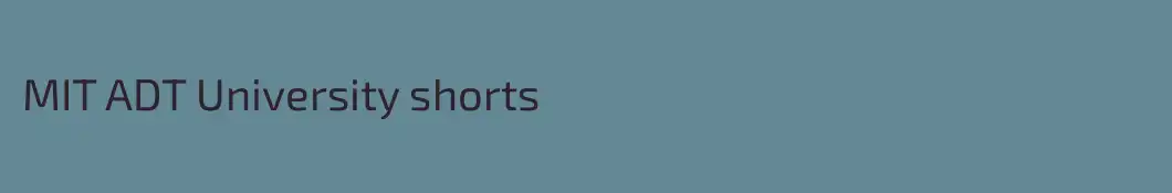 MIT ADT University shorts